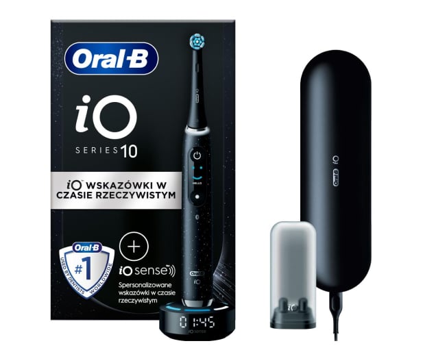 Oral-B Szczoteczka magnetyczna iO10 (czarna) - 1131216 - zdjęcie